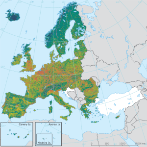 Quiet areas in Europe